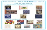 NOVETATS NOVEMBRE 2018 SALA INFANTIL - Olot Cultura · 2019. 1. 22. · novetats novembre 2018 sala infantil llibres de coneixements llibres d’imaginaci ...