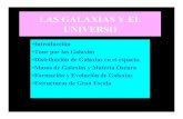 LAS GALAXIAS Y EL UNIVERSO · 2015. 3. 4. · Secuencia de Hubble. Hubble clasificó las galaxias en tres tipos morfológicos básicos: elípticas, espirales e Irregulares. • ELIPICAS:(E)Subdivididas