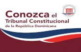 Conozca el - .NET Framework · 2020. 10. 8. · les de todos y todas. Asimismo, el artículo 1 de la Ley 137-11 define al Tribunal Constitu-cional de la República Dominicana (TCRD)