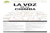 DE LA CHIMBA 38.pdf · 2019. 8. 8. · LA VOZ DE LA CHIMBA | 2 La Voz de la Chimba es una publicación abierta que defiende el pluralismo y la diversidad. La responsabilidad de las