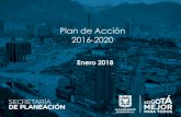 Plan de Acción 2016-2020 - SDPsistemas002.sdp.gov.co/sites/default/files/planeac... · los proyectos del Distrito financiados con los recursos del Sistema General de Regalías para