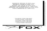 SERRA DE BANCADA D.254 mm SIERRA DE BANCO D. 254 mm … · SERRA DE BANCADA D.254 mm PÖYTÄSAHA H. 254 mm (modello FOX F36-523) (FOX model F36-523) (modèle FOX F36-523) (modelo