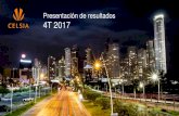 Presentación de PowerPoint...2020/10/02  · Presentación de resultados 4T 2017 Novedades relevantes Transacciones anunciadas: Emisión y colocación de acciones Celsia. Aumento