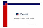 Reunió Pares 2n d’ESO · 2017. 10. 3. · Curs 2010-2011 Certficació ISO 9001. Resultats ESO 12-13 Llengua Catalana. ... ACTIVITATS COMPLEMENTÀRIES i EXTRAESCOLARS Informàtica