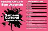  · 2021. 7. 14. · Semana Cultural San Asensio Semana Cultural Del 18 al 25 de Julio 2021 Programación DOMINGO 18 DE JULIO 10:00 Pasacalles de los Danzadores de San Asensio 12:00