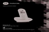 Motorola T1...A su nuevo teléfono inalámbrico digital Motorola T1! • Todos los terminales son totalmente inalámbricos, utilícelos en cualquier lugar dentro de el alcance. •