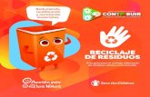 Reduciendo, reutilizando y reciclando materiales.accionporlosninos.org.pe/archivos/publicaciones/Contribuir - Reciclaj… · Al reciclar una tonelada de papel se salvan 17 árboles,