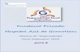 Fundació Privada Hospital Asil de Granollersapp.fhag.es/docs/RSC_Memoria_2014_def.pdf · 2015. 11. 6. · En consonància en els temps actuals d’austeritat i crisi, la RSC acompanya