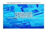 CATÁLOGO - Portal Institucional e Información sobre la ... · Gobierno Regional de Cajamarca y municipios seleccionados de ese departamento. ... en el mapa de políticas y normas