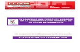 Convenio personal laboral Junta de Andaluca actualizado