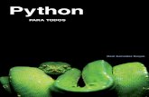 Python - Jorge Dueñas Lerínejecutar código Python, bien en una sesión interactiva (línea a línea) con el intérprete, o bien de la forma habitual, escribiendo el código en un