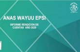 ANAS WAYUU EPSI...Para el cuarto trimestre del año 2020, la EPSI Anas wayuu presentó un tiempo de promedio de espera en la asignación de citas de medicina general de 0,92 días.