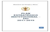 PLAN ESTRATÉGICO INSTITUCIONAL – PEI 2017-2019 · 2016. 12. 22. · PEI 2017-2019 PRESENTACIÓN Página 3 de 78 PRESENTACIÓN El Plan Estratégico Institucional – PEI del Ministerio
