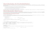 Distribuições de Probabilidades - IME-USPsalles/fatec/estatistica/... · 2012. 10. 11. · >DISTRIBUIÇÕES DISCRETAS ?TMA Bertolo 5 Continuando, podemos calcular a probabilidade