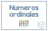Números ordinales - MIRADA ESPECIAL · 2021. 3. 27. · los nÚmeros ordinales indican el orden o posiciÓn de las personas o cosas. primero 1º segundo 2º tercero 3º cuarto 4º.