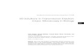3D Solutions in Transmission Electron (Cryo) -Microscopy in Biology