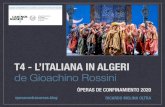 T4 - L’ITALIANA IN ALGERI · 2020. 5. 5. · Es un un tipo de teatro popular, nacido a mediados del siglo XVI en Italia y que ha sobrevivido hasta comienzos del siglo XIX. Inicialmente