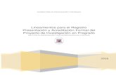 Vicerrectoría de Investigación y Postgrado - Lineamientos para el …postgrado.upnfm.edu.hn/files/VRIP/pregrado/normativa2016.pdf · 2020. 5. 20. · Universidad Pedagógica Nacional