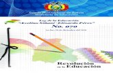 Estado Plurinacional de Bolivia Ministerio de EducaciónPlurinacional . 5. Es unitaria e integradora del Estado Plurinacional y promueve el desarrollo armonioso entre las regiones