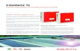 EQUINOX TL · 2021. 5. 26. · EQUINOX TL Inversors solars trifàsics de connexió a xarxa de 15 a 30 kW Aplicacions: Autoconsum en grans naus industrials i comerços La sèrie Equinox