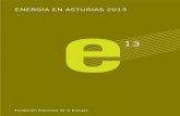 ENERGÍA EN ASTURIAS 2013 · 2016. 7. 13. · energÍa en asturias 2013 5 80 capítulo v. emisiones de co 2 81 capítulo vi. infraestructuras del principado de asturias 88 metodologÍa