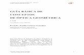 GUÍA BÁSICA DE CONCEPTOS DE ÓPTICA GEOMÉTRICAlaplace.us.es/campos/optica/opt-guia1.pdf · 2012. 9. 7. · CAMPOS ELECTROMAGNÉTICOS – ÓPTICA 2º ING. TELECOMUNICACIÓN ©Prof.Dr.