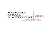 MEMORIA ANUAL D’ACTIVITAT - gva.es2016... · MEMORIA ANUAL D’ACTIVITAT 2016 SERVEI DE GESTIO DE DROGODEPENDÈNCIES I ALTRES ... (UCA):unitats de suport als equips d'atenció primària