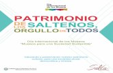 TURISMO SALTA - Sitio Web Oficial del Ministerio de ...turismosalta.gov.ar/images/uploads/patrimonio.pdfConvocatoria 2015!. Más info en: +330% +803.928 +3.365 + 100 1430 +40 +360.000
