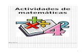 Actividades de matemáticas · Escribe los números formados por: 2 UM, 1 C, 0 D, 7 U = 9 UM, 5 C, 3 D, 2 U = 5 UM, 0 C, 1 D, 6 U = Coloca las horas en los relojes. 8 : 21 5 : 01