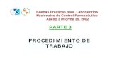 PROCEDIMIENTO DE TRABAJO - PAHO/WHO · 2021. 5. 15. · Hoja de trabajo analítico. IV. Evaluación de resultados de ensayos. V. Muestras retenidas . CONTENIDO: PROCEDIMIENTO DE TRABAJO.