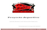 Proyecto deportivo - BasketClubs · del proyecto deportivo del Club Baloncesto Ciudad de Cádiz. 1.2- FILOSOFÍA DEL CLUB Nuestro club de baloncesto nace con la intención de fomentar