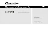 GTH-644 posteriores al GTH0610-14000 GTH-844 posteriores ...manuals.gogenielift.com/Operators/Spanish/T109021SP.pdf · Manual del operario Segunda edición • Primera impresión