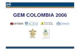Universidad Icesi - GEM COLOMBIA 20061 · 2014. 6. 20. · • 1999: 10 países • 2006: 42 países (97 universidades y 230 investigadores) ... Dinámica Empresarial Nacimientos