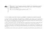 Focos Conceptuales para la Formación Inicial del Profesorado de Educación Secundariae-spacio.uned.es/fez/eserv/bibliuned:EducacionXXI-B272B6... · Focos CONCEPTUALES PARA LA FORMACIÓN