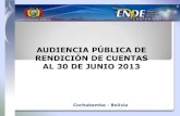 Presentación de PowerPointende.bo/public/publicaciones/pdf/presentacion-audiencia... · 2016. 7. 25. · Proyecto Yucumo San Buenaventura RRPP 2.000.000 43.612 N/A 2,18% Proyecto