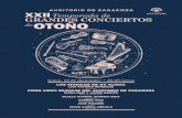 xxii Temporada de grandes conciertos deotoño · 2016. 12. 16. · Isabel, de la Diputación de Zaragoza, que dirigen hasta 2011, e inician una nueva etapa creando la primera orquesta