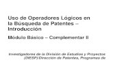 Uso de Operadores Lógicos en la Búsqueda de Patentes … · Operador de proximidad Los operadores de proximidad definen, por ejemplo, la distancia máxima entre dos términos en