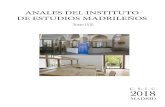Anales del Instituto de · 2021. 4. 26. · Anales del Instituto de Estudios Madrileños publica ininterrumpidamente desde 1966 un volumen anual dedicado a temas de investigación