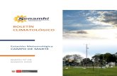 BOLETÍN CLIMATOLÓGICO...Boletín N 03 MARZO 2020 El Boletín Climatológico del Servicio Nacional de Meteorología e Hidrología del Perú (SENAMHI), reporta información de las