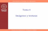Tema 4 Imágenes y texturas - UHUuhu.es/francisco.moreno/gii_vg/docs/Tema_4.pdf · 2015. 10. 1. · Tema 4. Imágenes y texturas Visualización Gráfica 4.1 Bitmaps • Los bitmaps