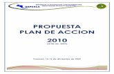 PROPUESTA PLAN DE ACCION 2010 · PROPUESTA PLAN DE ACCION 2010 (al 08 dic. 2009) Panamá, 15-16 de diciembre de 2009 . 2 CONTENIDO I. Introducción 1 II. Objetivos 1 III. Estrategia