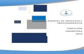 MANUAL DE PROCESOS Y PROCEDIMIENTOS ... 2020/Manuales de procesos y...Dirección Financiera - Manual de Procesos y Procedimientos De acuerdo al Reglamento de la Ley Marco del Sistema