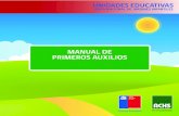 MANUAL DE PRIMEROS AUXILIOS - Junji.gob.cl...PRIMEROS AUXILIOS UNIDADES EDUCATIVAS JUNTA NACIONAL DE JARDINES INFANTILES PROTOCOLO DE SOPORTE VITAL BÁSICO A: (air way) vías respiratorias