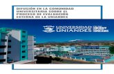 Uniandes | Universidad Regional Autónoma de los Andes ......en el mes de diciembre, recibiremos la visita de pares evaluadores externos que verificarán la planificación, ejecución
