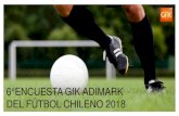 6°ENCUESTA GfK ADIMARK DEL FÚTBOL CHILENO 2018 · 2021. 2. 15. · 1 de cada 10 chilenos fue al estadio en los últimos tres meses, una cifra que se ha mantenido estable en los