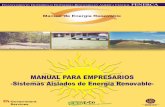 Financiamiento de Empresas de Energía Renovable en ...l propósito de este Manual es asistir a los empresarios de energía renovable para brindar a las comunidades rurales aisladas