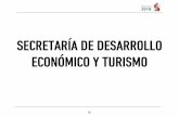 SECRETARÍA DE DESARROLLO ECONÓMICO Y TURISMOosfetabasco.gob.mx/cuentaPublica/2018/TOMO II PODER...promover el desarrollo económico de la entidad, procurando su congruencia con la