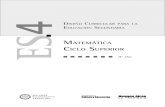 MATEMÁTICA CICLO SUPERIOR · 2019. 8. 29. · Matemática. Ciclo Superior | 9 LA MATEMÁTICA Y SU ENSEÑANZA EN EL CICLO SUPERIOR DE LA ESCUELA SECUNDARIA El Ciclo Superior de la