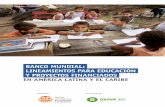 BANCO MUNDIAL: LINEAMIENTOS PARA EDUCACIÓN Y PROYECTOS FINANCIADOS · 2021. 4. 15. · ECD - Early-childhood education (Banco Mundial) EGB - Educación General Básica ... PND -