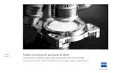 Catálogo Análisis correlativo de partículas de ZEISS ...€¦ · Imagen de una partícula metálica obtenida con un microscopio óptico Imagen de la misma partícula obtenida con